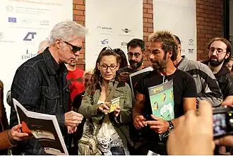 Jim Jarmusch signing at the Thessaloniki Film Festival (2015)