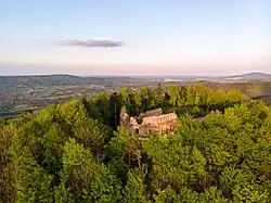 Herburt castle ruins near Dobromyl