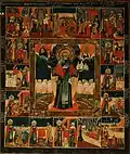 Icon "Saint Nicholas of Mozhaisk and his Life"