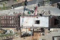 Construction site in 2021