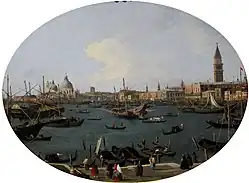 View of the Bacino di San Marco in Venice