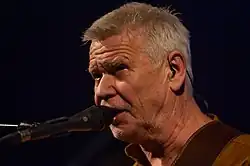 Reichel performing in 2019