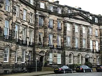 37-43 (Inclusive Nos) Moray Place, Including Railings And Lamps