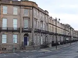 1-41 (Odd Numbers) Melville Street, 1-6 (Inclusive) Melville Place, Including Railings And Arched Lamp Holders