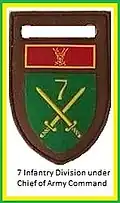 7 South African Infantry Division with Chief of Army Command