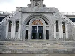 The church's portal.