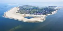 Aerial view of Borkum