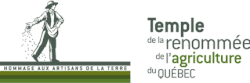 The logo of the Agricultural Hall of Fame of Quebec
