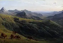 Auguste and Rosa Bonheur - Bovins sur une colline