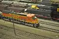 BNSF Locomotive at San Diego Model Railroad Museum.
