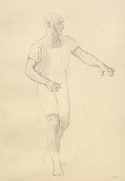 Sketch for the portray of Hødur