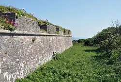 Ramparts, Revetments, North Battery Platform, North and South Musketry Walls of Northern Fort