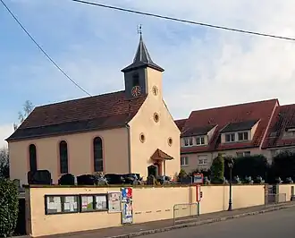 The Protestant church in Bietlenheim