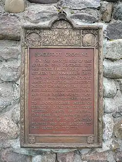 Blackfoot Crossing Historic Site Plaque