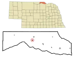 Location of Butte within County and State