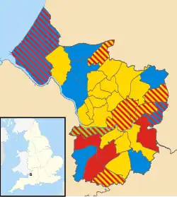 2010 results map
