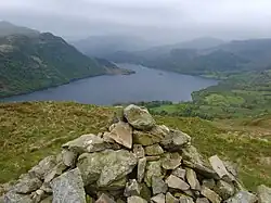 View of Ullswater from the cairn on Green Hill