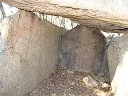 The dolmen chamber