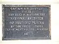 Plaque on Capt. Howard B. Jeffries House in Zephyrhills.