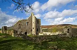 Cartington Castle ruins