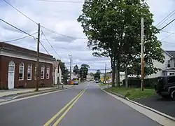 West Brown Street in the village of Castanea within the township