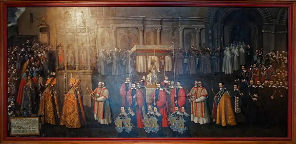 Procession marking the end of the plague (1630)