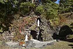 The Lourdes grotto