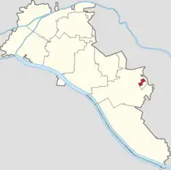 Location in Xiqing District