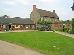 Tea rooms to north of Melbourne Hall and attached walls