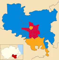 2011 results map