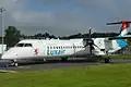 Roude Léiw as national symbol on a Luxair aircraft
