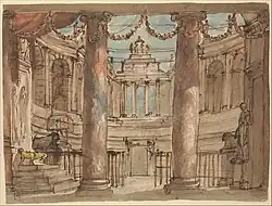 Design for a Stage Set, Metropolitan Museum of Art, New York