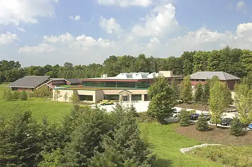 Aerial view of the Earth Rangers Centre