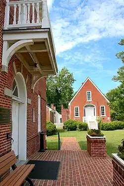 The historic court green in Eastville