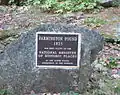 Historic marker at the Farmington Town Pound site.