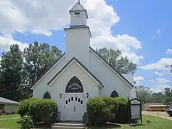 The Grayson United Methodist Church is located near Grayson Town Hall and Grayson Elementary School.