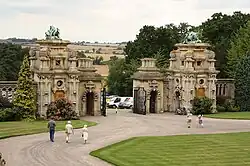 Forecourt Gateway and Screen at Harlaxton Manor