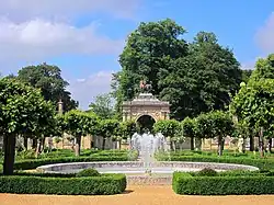 Triumphal Entrance Arch and Flanking Lodges at Wilton House