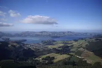 Sawyers Bay seen from Mt Cutten