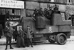 A Garford-Putilov Armoured Car used by the Freikorps in 1919