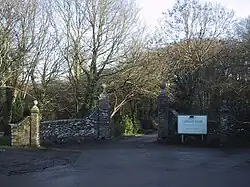 Two Pairs of Gate Piers adjoining South West and South East of Langdon Court Hotel