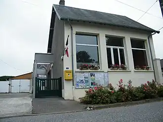 The town hall in Ginchy