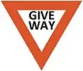 Give way