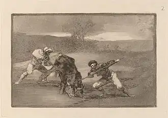 Νο. 2: Otro modo de cazar a pie ("Another way of hunting on foot")