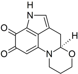 Chemical structure of haematopodin
