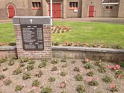Memorial to local victims of World War II