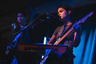 Honeyglaze performing at Rough Trade in 2022