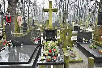 Irena Sendler's grave in Warsaw's Powązki Cemetery