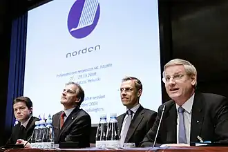 Stubb in Nordic Council in 2008