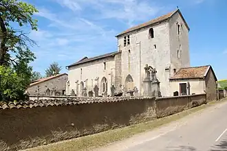 The church in Champougny
